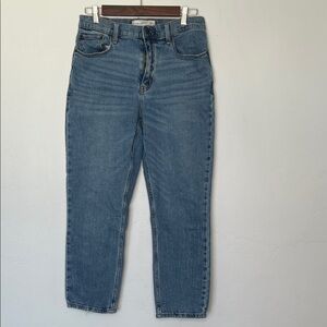 Abercrombie & Fitch The Mom Jean Super Soft Denim Blue Size 29 / 8 Regular